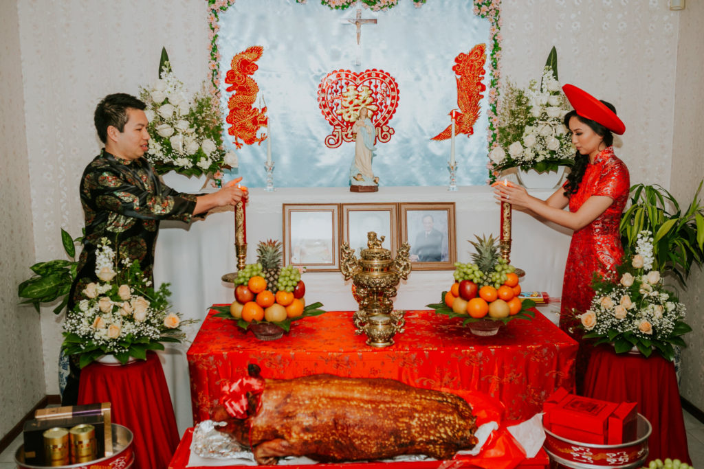 Vietnamese Tea Ceremony Wedding Landmark